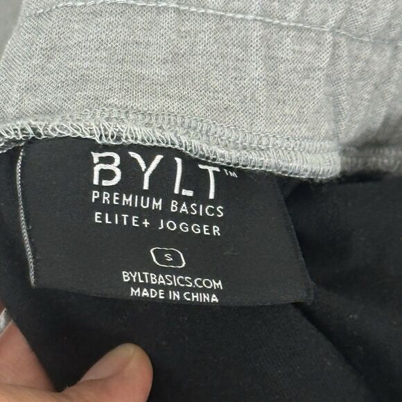 BYLT Premium Basics Men's Elite + Jogger Pants Light Grey Size Small - Picture 12 of 12